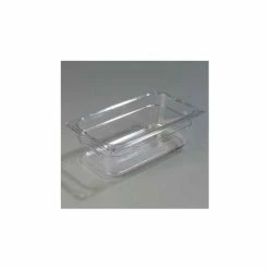 Carlisle 1026107 - Topnotch® One-Third Size Food Pan 12-3/4" x 7", Clear - Pkg Qty 6