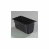 Carlisle 1026203 - Topnotch® 1/3 Size Food Pan, 6" Deep, Black - Pkg Qty 6