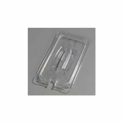 Carlisle 10271U07 - Topnotch® Universal Handled Notched Lid 12-3/4" x 7", Clear - Pkg Qty 6