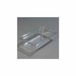 Carlisle 1028007 - Topnotch® One-Quarter Size Food Pan 10-1/4" x 6-3/8", Clear - Pkg Qty 6