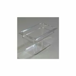 Carlisle 1028207 - Topnotch® 1/4 Size Food Pan, 6" Deep, Clear - Pkg Qty 6