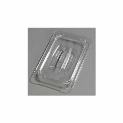 Carlisle 10290U07 - Topnotch® Universal Handled Lid 10-1/4" x 6-3/8", Clear - Pkg Qty 6