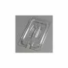 Carlisle 10291U07 - Topnotch® Universal Handled Notched Lid 10-1/4" x 6-3/8", Clear - Pkg Qty 6