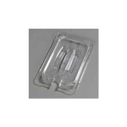 Carlisle 10291U07 - Topnotch® Universal Handled Notched Lid 10-1/4" x 6-3/8", Clear - Pkg Qty 6