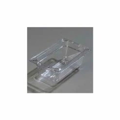 Carlisle 1032007 - Topnotch® One-Ninth Size Pan 6-3/4" x 4-1/4", Clear, 2.5" Deep - Pkg Qty 6
