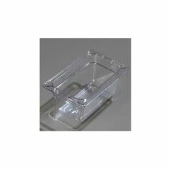 Carlisle 1032107 - Topnotch® One-Ninth Size Pan 6-3/4" x 4-1/4", Clear - Pkg Qty 6