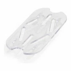 Carlisle 1033507 - Food Pan Drain Grate, 1/9Sz, 5.0"L x 2.38"W, Clear