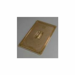 Carlisle 10410U13 - Topnotch® Universal Handled Lid 20-3/4" x 12-3/4", Amber - Pkg Qty 6