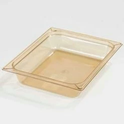 Carlisle 10420B13 - 2-1/2" Deep Pan, 3.6 Qt., 12-3/4" x 10.38", Amber