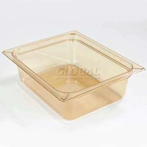 Carlisle 10421B13 - 4" Deep Pan, 5.6 Qt., 12-3/4" x 10.38", Amber 1 Carlisle 10421B13 - 4" Deep Pan, 5.6 Qt., 12-3/4" x 10.38", Amber