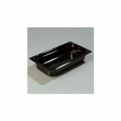 Carlisle 1046003 - Topnotch® One-Third Size Pan 12-3/4" x 7", Black - Pkg Qty 6