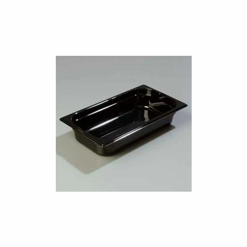 Carlisle 1046003 - Topnotch® One-Third Size Pan 12-3/4" x 7", Black - Pkg Qty 6 1 Carlisle 1046003 - Topnotch® One-Third Size Pan 12-3/4" x 7", Black - Pkg Qty 6