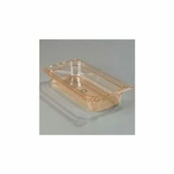Carlisle 1046013 - Topnotch® One-Third Size Pan 12-3/4" x 7", Amber - Pkg Qty 6