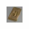 Carlisle 10470U13 - Topnotch® Universal Handled Lid 12-3/4" x 7", Amber - Pkg Qty 6