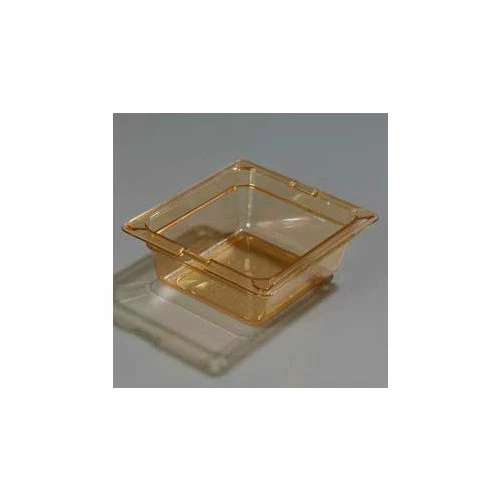 Carlisle 1050013 - Topnotch® 1/6 Size Food Pan 6-25/32" x 6-3/8", Amber, 2.5" Deep - Pkg Qty 6 1 Carlisle 1050013 - Topnotch® 1/6 Size Food Pan 6-25/32" x 6-3/8", Amber, 2.5" Deep - Pkg Qty 6