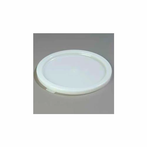Carlisle 120202 - Bains Marie Food Storage Container Lid 12-3/4" D/ 3/4", White - Pkg Qty 6 1 Carlisle 120202 - Bains Marie Food Storage Container Lid 12-3/4" D/ 3/4", White - Pkg Qty 6