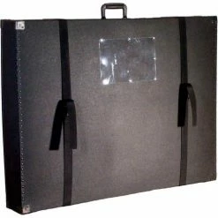 Case Design 275 Omni Telescoping Case Lined with 1/2" Foam-Trade Show Case-46"L x 42"W x 8"H, Black