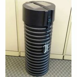 Case Design 515 Tank Heavy Duty Shipping Case-Tube Without Wheels 10"L x 10"W x 38"H, Blk