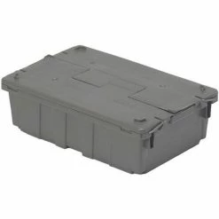 ORBIS Flipak® Distribution Container FP08 - 20-3/5 x 13-1/2 x 6-1/2 Gray