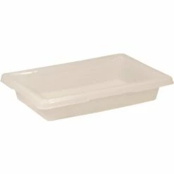 Rubbermaid Bus Utility Tote Box FG350700WHT - 18 x 12 x 3-1/2 - White - Pkg Qty 6 -Containers & Organizers Sales Store CDB 4757030