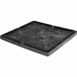 Akro-Mils Buckhorn TS4845030010000 Folding Bulk Shipping Container Lid - 48"L x 45"W Black