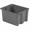 LEWISBins Polylewton Polyethylene Tote - 19-1/2 X13X12-3/8 - Gray - Pkg Qty 5