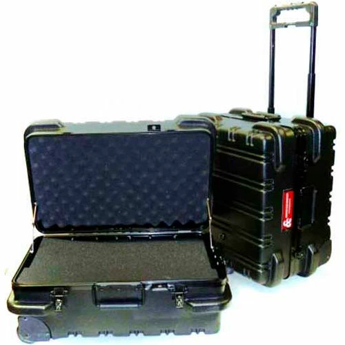 CH Ellis Chicago Case MSCART2313F, Foam-Filled Wheeled Shipping Case, 24-1/2"L x 19"W x 14"H, Black 1 CH Ellis Chicago Case MSCART2313F, Foam-Filled Wheeled Shipping Case, 24-1/2"L x 19"W x 14"H, Black