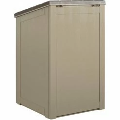 COSCO® BoxGuard® Lockable Outdoor Storage Box 6.3 Cu. Ft. 20-1/2 x 22 x 33-1/4 Tan -Containers & Organizers Sales Store COO C333BP88BTN1E 03