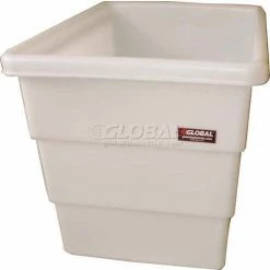 Dandux FDA Approved Plastic Bulk Container, Step Wall, 20 Bushel, Natural