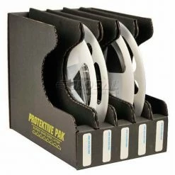 Protektive Pak 37566 Conductive Reel Storage Container, 5 Slots, 5-3/4"L x 8-1/4"W x 7-1/4"H - Pkg Qty 5