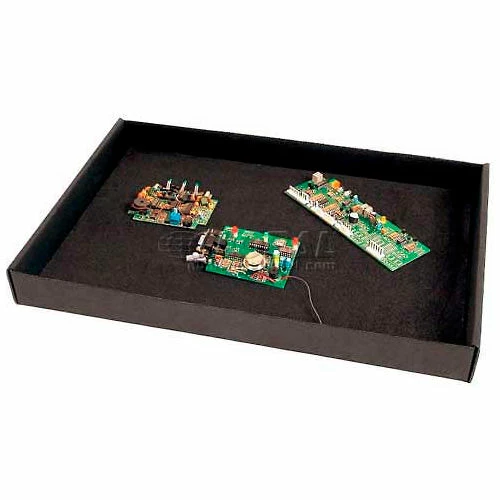 Protektive Pak ESD Board Handler Tray,24-3/4"L x 13-3/4"W x 2-1/4"H 1 Protektive Pak ESD Board Handler Tray,24-3/4"L x 13-3/4"W x 2-1/4"H
