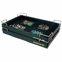 Protektive Pak ESD Stackable and Nesting Wire Corner Super Tek-Tray, 23-3/4"L x 18-1/2"W x 2-3/4"H
