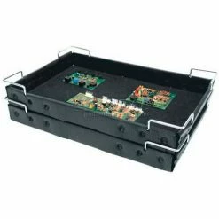 Protektive Pak Plastek ESD Stackable and Nesting Wire Corner Super Tek-Tray, 23-3/4"L x 18-1/2"W x 2-5/16"H