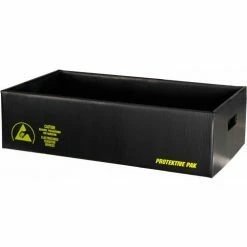 Protektive Pak 39316 Plastek ESD Shipping Storage Container, 23-7/8"L x 13-1/2"W x 15-5/8"H