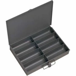 Durham Mfg. Durham Steel Scoop Compartment Box 213-95 - 8 Compartment, 13-3/8 x 9-1/4 x 2 - Pkg Qty 6