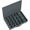 Durham Mfg. Durham Steel Scoop Compartment Box 227-95 - 17 Compartment, 13-3/8x9-1/4x2 - Pkg Qty 6