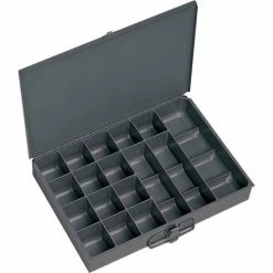 Durham Mfg. Durham Steel Scoop Compartment Box 227-95 - 17 Compartment, 13-3/8x9-1/4x2 - Pkg Qty 6