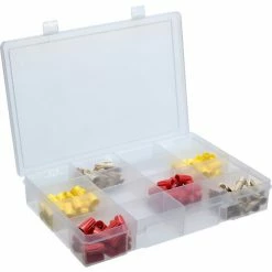 Durham Mfg. Durham Large Plastic Compartment Box LP16-CLEAR - 16 Compartments, 13-1/8x9x2-5/16 - Pkg Qty 5 -Containers & Organizers Sales Store DUR LP16 CLEAR
