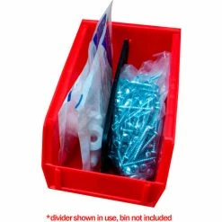 Durham Mfg. Vertical Divider For Durham 4"W x 7"D x 3"H Hook-on-Bins - Price For 6/Pack -Containers & Organizers Sales Store DUR PB30166 08 02