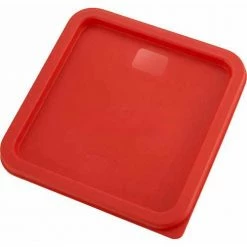 Winco PECC-68 Square Cover for PESC-6, -8 and PCSC-6C, -8C, Red - Pkg Qty 12