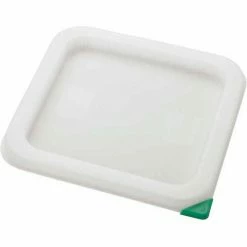 Winco PECC-S Square Cover for PESC-2, -4 and PCSC-2C, -4C, White - Pkg Qty 12