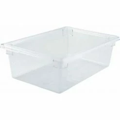 Winco PFSF-9 Food Storage Box, Heavyweight, 18"L, 26"W, 9"H, Clear, Polycarbonate - Pkg Qty 4