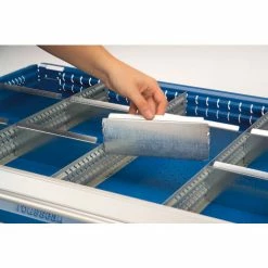 Rousseau Metal Drawer Divider Kit for 36"W Modular Drawer Cabinet, 10" Drawer HT, 16 Compartments 8 Rousseau Metal Drawer Divider Kit for 36"W Modular Drawer Cabinet, 10" Drawer HT, 16 Compartments -Containers & Organizers Sales Store Dividers and partitions RG10 01 43