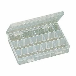 Eclipse 900-041 - 24 Adjustable Plastic Compartment Box w/Dividers 8"L x 5-1/4"W 1-1/2"H