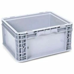 Georg UTZ Small Load Container (SLC) 50-1512-75-0 - 15"L x 12"W x 7-1/2"H, Silver Grey