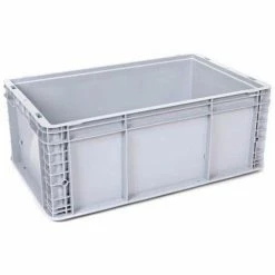Georg UTZ Small Load Container (SLC) 50-2415-95-0 - 24"L x 15"W x 9-1/2"H, Silver Grey