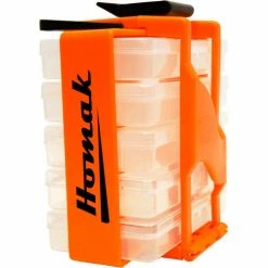 Homak 8" Portable Parts Organizer HA01053029, 5 Removable Compartments, 7-1/2x4-1/2x7-1/2