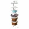 Honey-Can-Do® 6-Tier Bathroom Storage Shelf 12-1/2"L x 11"W x 60"H - Chrome