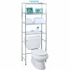 Honey-Can-Do® 4-Tier Over-The-Toilet Shelving Unit 24"L x 11"W x 68"H - Chrome