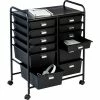 Honey-Can-Do® 12-Drawer Rolling Storage Craft Cart & Organizer 25"L x 15"W x 32"H Black